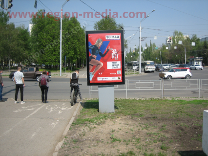 Размещение рекламы мероприятия "ЗаБег.рф" на сити-формате в г. Уфа